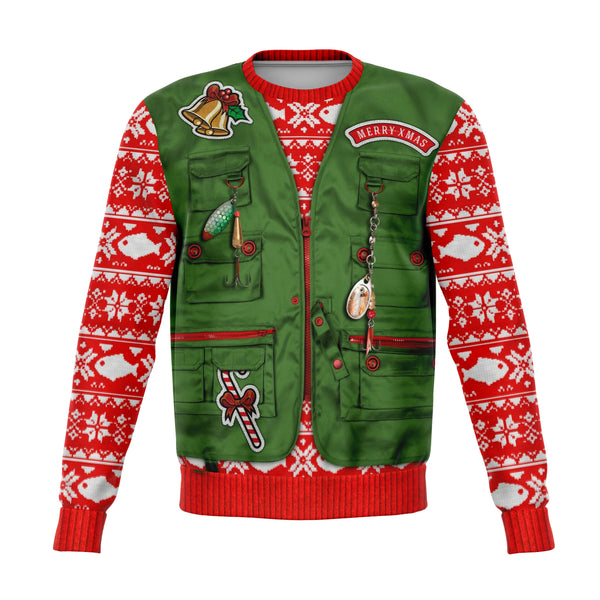 Merry Fishmas - Athletic Sweatshirt