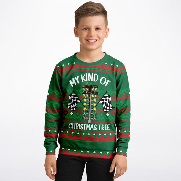 My kind of Christmas Tree - Athletic Kids/Youth Sweatshirt