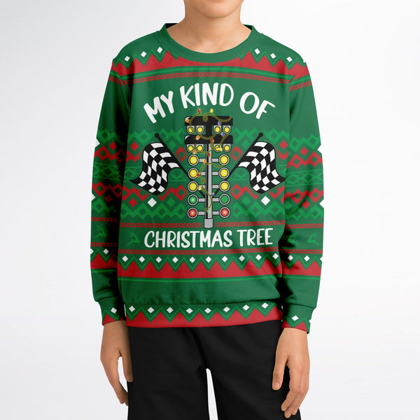 My kind of Christmas Tree - Athletic Kids/Youth Sweatshirt