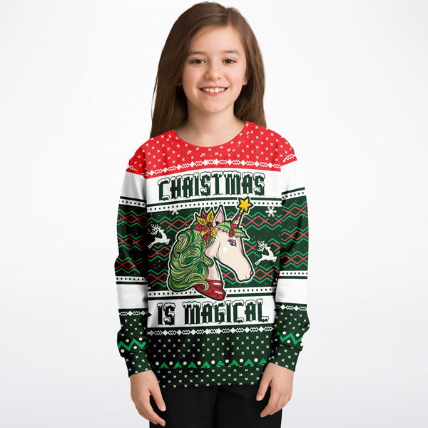 Magical Unicorn - Athletic Kids/Youth Sweatshirt