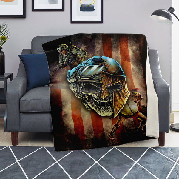 Spartan Warrior Soldier - Blanket