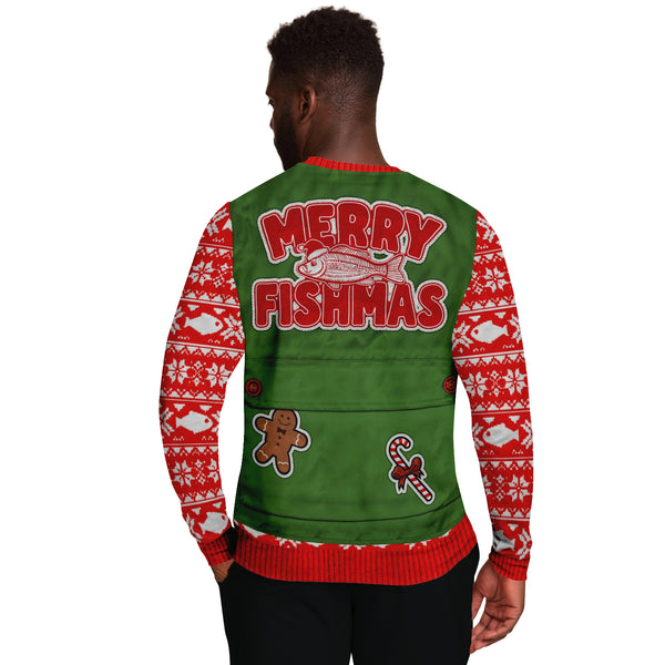 Merry Fishmas - Athletic Sweatshirt