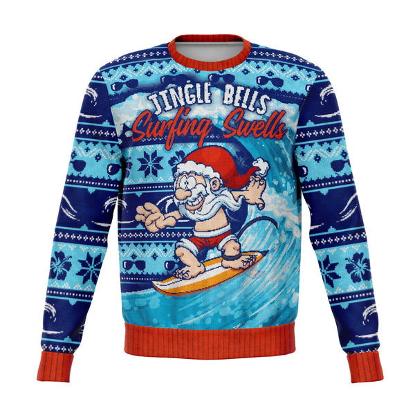 Surfing Swells - Athletic Sweatshirt