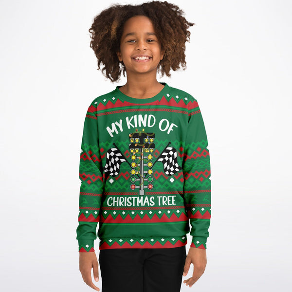 My kind of Christmas Tree - Athletic Kids/Youth Sweatshirt