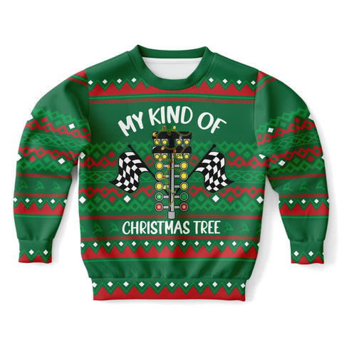 My kind of Christmas Tree - Athletic Kids/Youth Sweatshirt