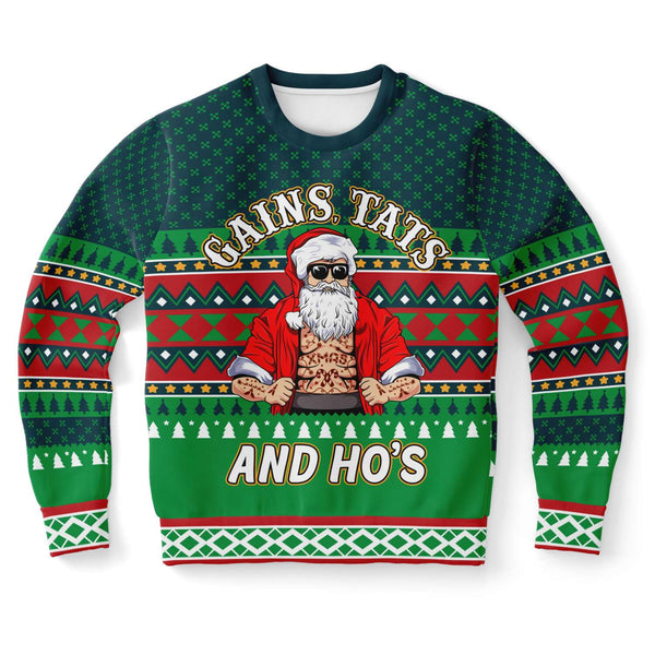 Gains Tats & Ho's - Athletic Sweatshirt