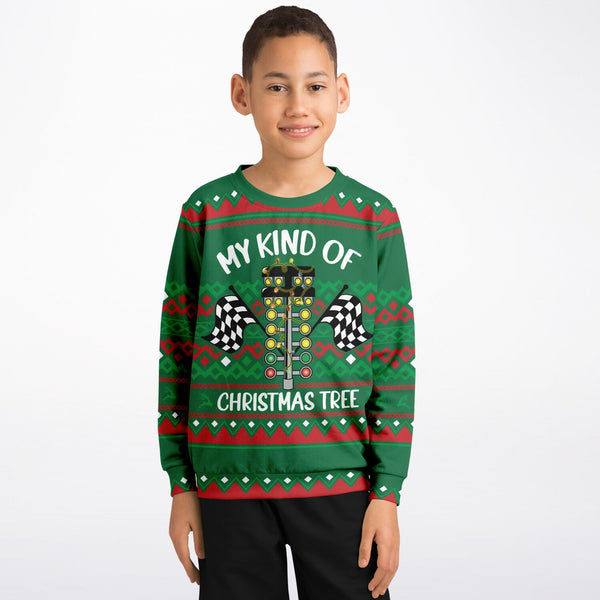 My kind of Christmas Tree - Athletic Kids/Youth Sweatshirt