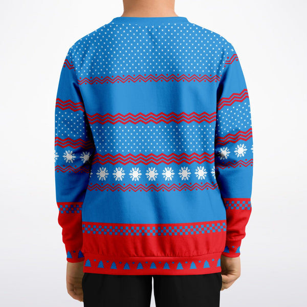 Meowy Christmas - Athletic Kids/Youth Sweatshirt