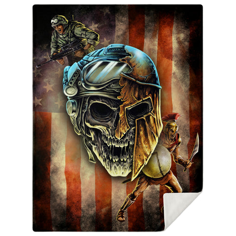 Spartan Warrior Soldier - Blanket