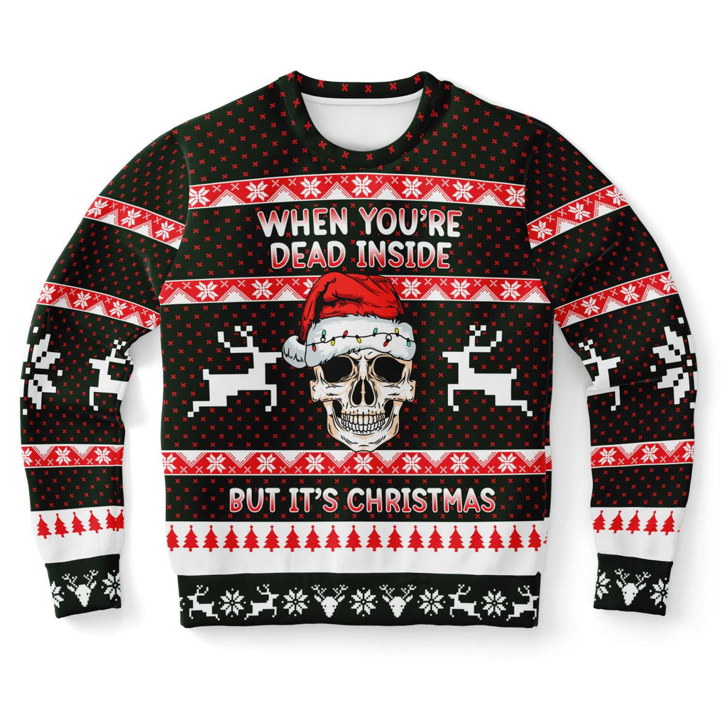 When you're dead inside - Athletic Sweatshirt