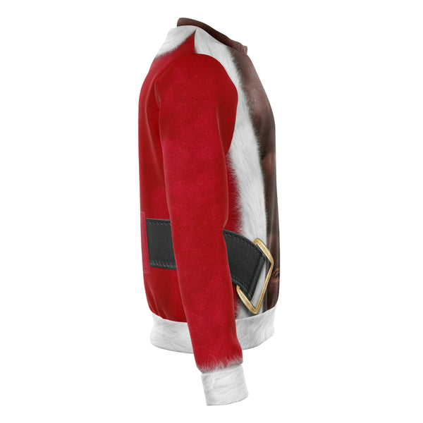 Fit Santa - African American - Athletic Sweatshirt