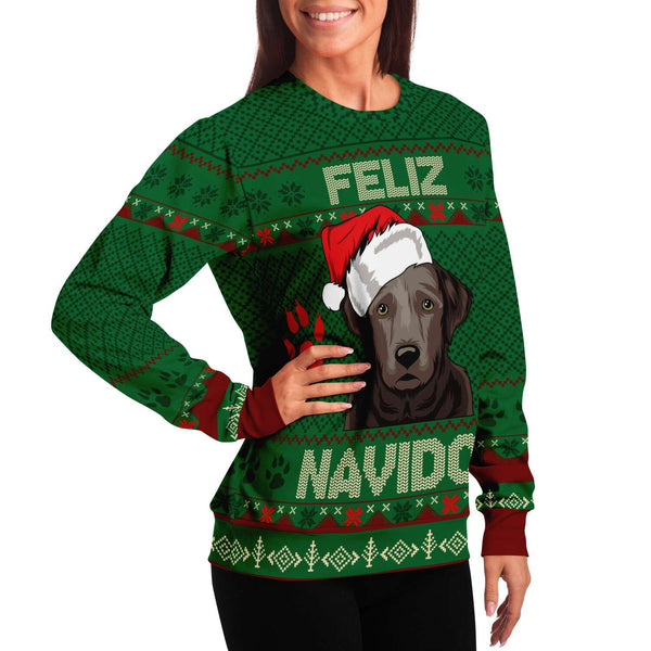 Feliz Navidog - Labrador - Athletic Sweatshirt