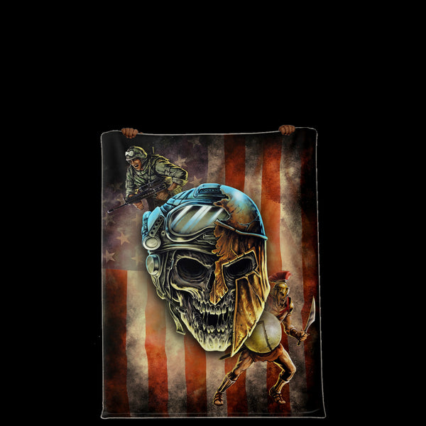 Spartan Warrior Soldier - Blanket