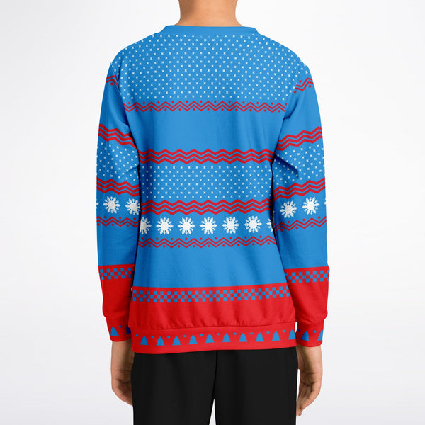 Meowy Christmas - Athletic Kids/Youth Sweatshirt