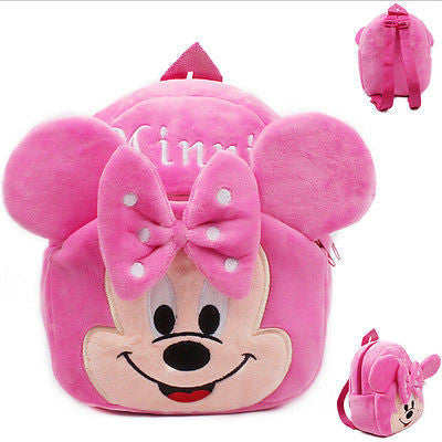 Pink Plush Backpack for Baby Girl