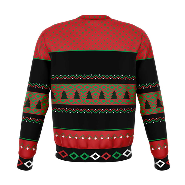 White and Red Christmas - Athletic Sweatshirt