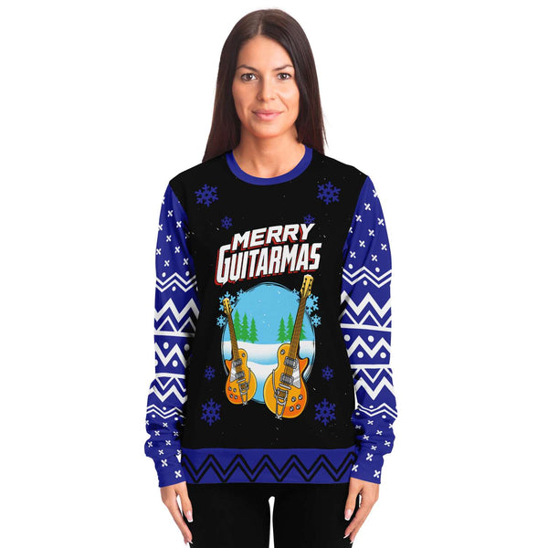 Merry Guitarmas - Athletic Sweatshirt