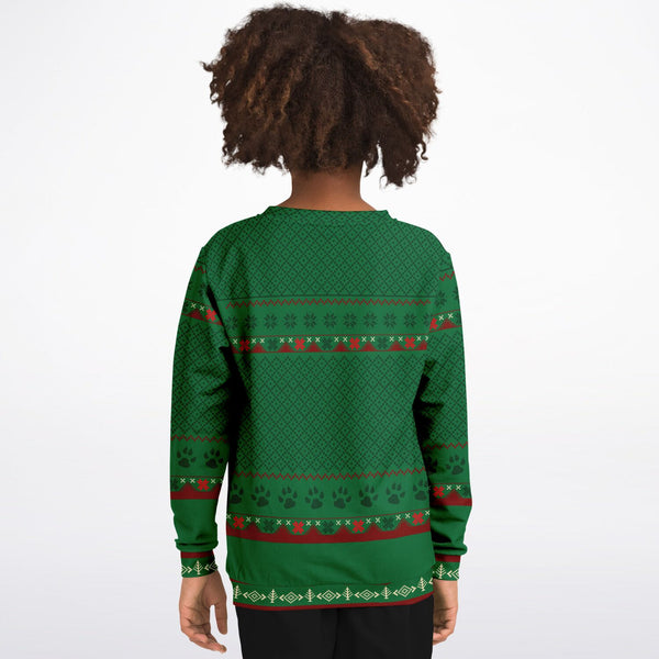 Feliz Navidog - Labrador - Athletic Kids/Youth Sweatshirt