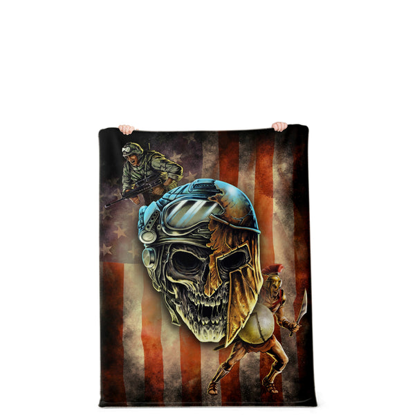 Spartan Warrior Soldier - Blanket