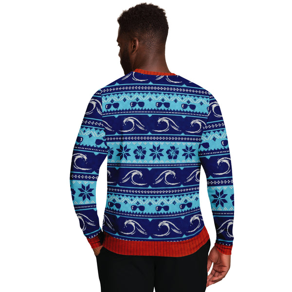 Surfing Swells - Athletic Sweatshirt