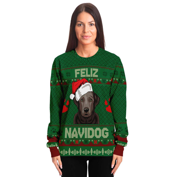 Feliz Navidog - Labrador - Athletic Sweatshirt