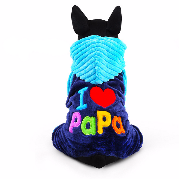 Cute Winter Clothes for Lovely Papa & Mama Dog