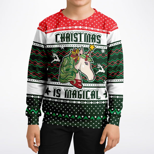 Magical Unicorn - Athletic Kids/Youth Sweatshirt