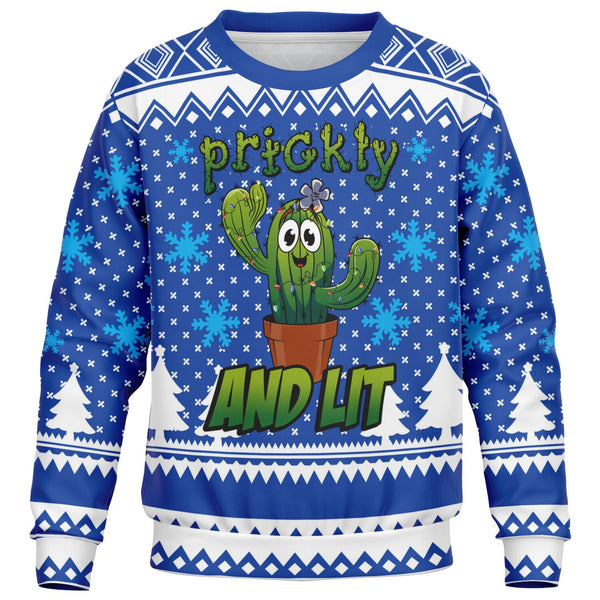 Prickly and Lit - Athletic Kids/Youth Sweatshirt