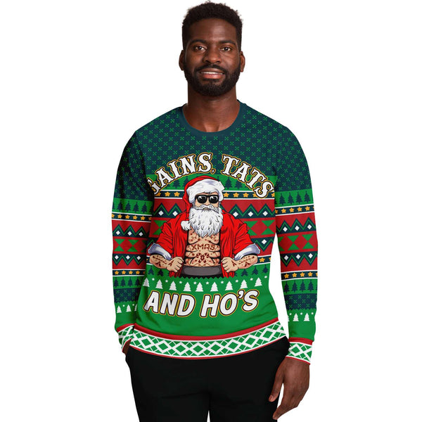 Gains Tats & Ho's - Athletic Sweatshirt