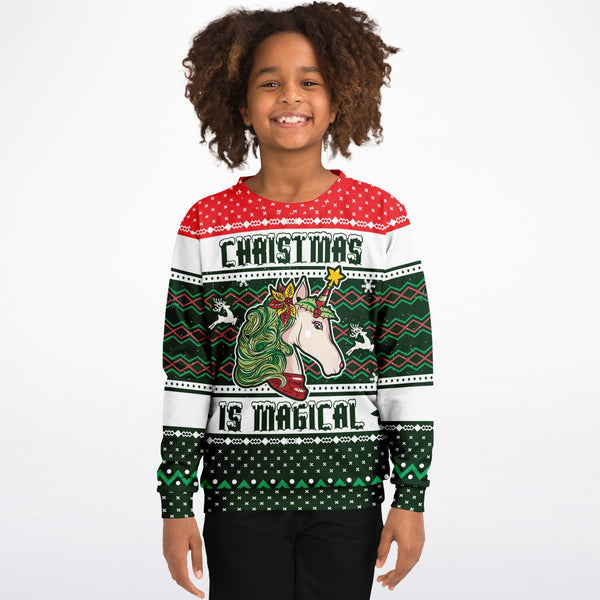 Magical Unicorn - Athletic Kids/Youth Sweatshirt