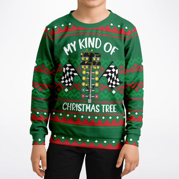 My kind of Christmas Tree - Athletic Kids/Youth Sweatshirt