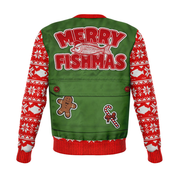 Merry Fishmas - Athletic Sweatshirt