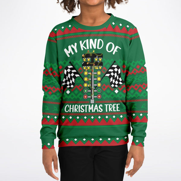 My kind of Christmas Tree - Athletic Kids/Youth Sweatshirt