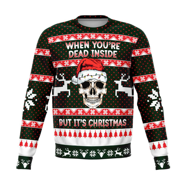 When you're dead inside - Athletic Sweatshirt