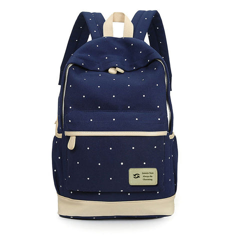 Fresh Canvas Women Backpack - 3pcs/set