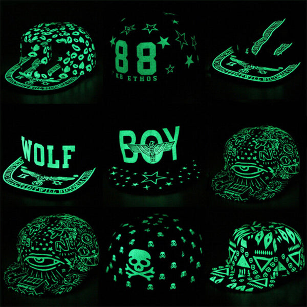 iMucci Graffiti Fluorescent Light Unisex Snapback Baseball Cap