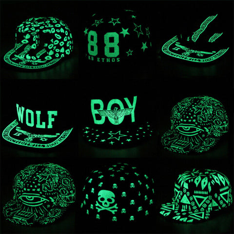 iMucci Graffiti Fluorescent Light Unisex Snapback Baseball Cap