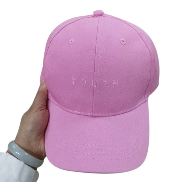 FREE Fashion Letter Solid Adjustable Snapback Baseball Cap